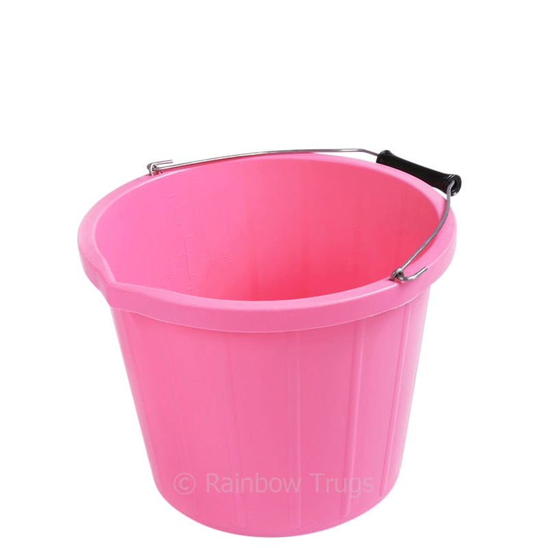 Coloured 3 Gallon Bucket - PINK